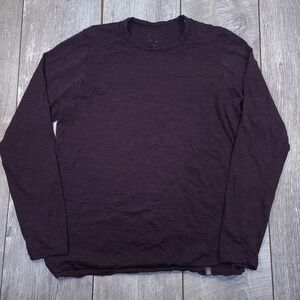Cloudveil Long Sleeve Shirt Mens Small Plum Purple Merino Wool Base Layer